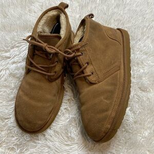 UGG Neumel ll chestnut sheepskin lace up boots